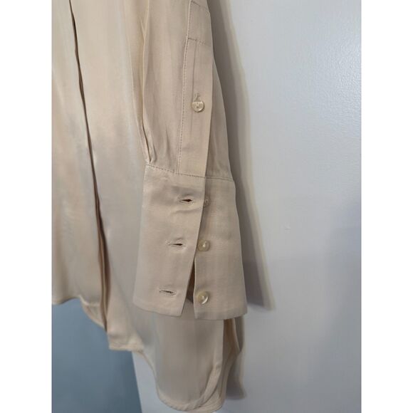 MANGO oversized satin shirt, size XS - Picture 9 of 9